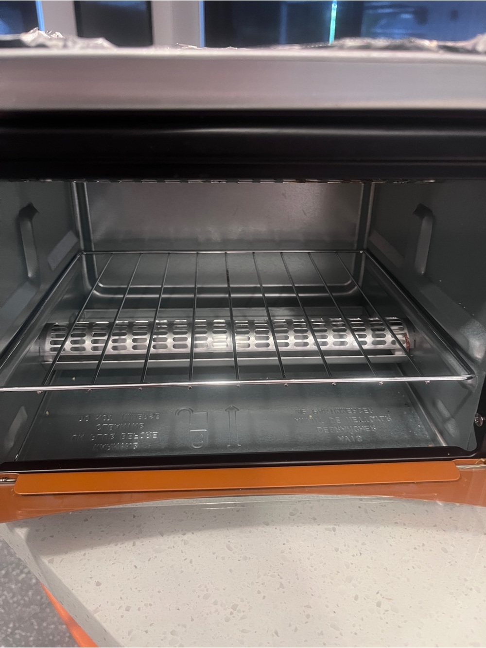 Countertop Toaster Oven with Baking Tray - Black and Stainless